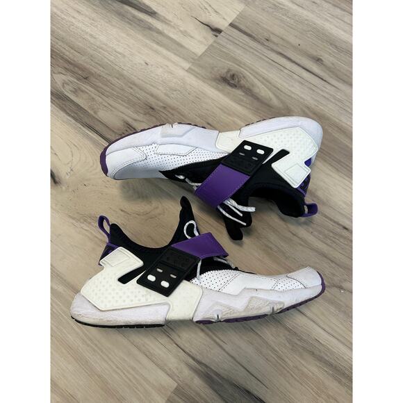 Nike Air Huarache AH7335-101 Sneaker White Purple Men's Size 7 - Picture 2 of 7
